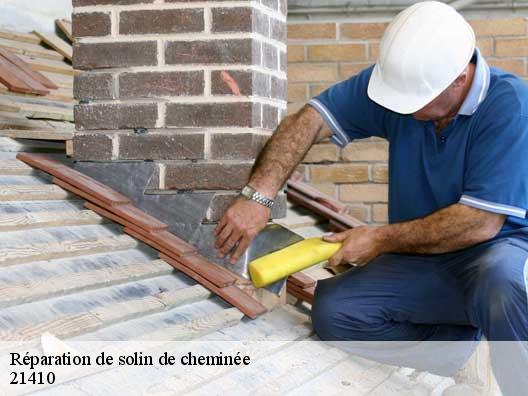 Réparation de solin de cheminée 21410