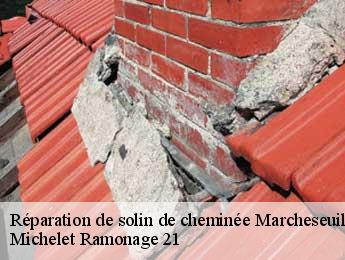 Réparation de solin de cheminée marcheseuil-21430 Michelet Ramonage 21